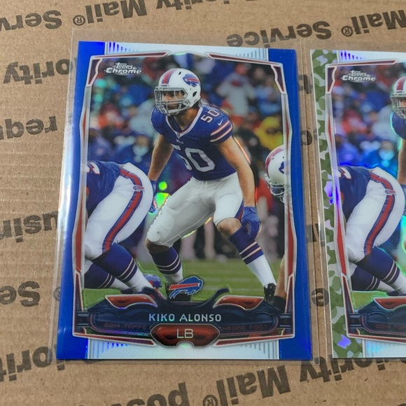 Lot of 2: Kiko Alonso ‘14 Topps Chrome Cards - Picture 4 of 12